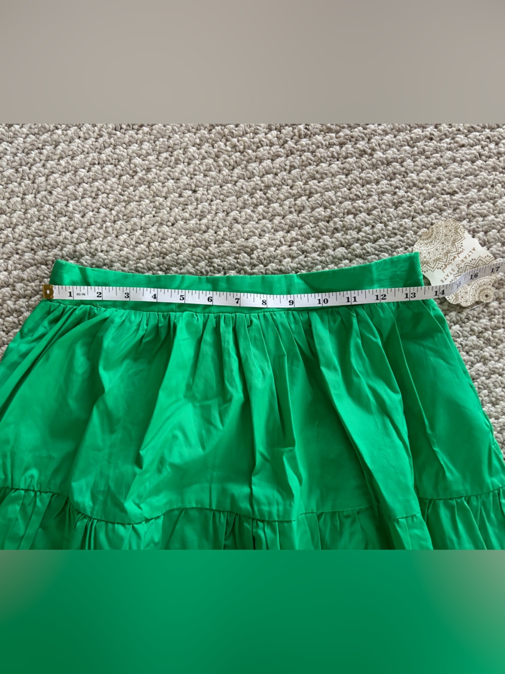 Altar’d State Women’s Size Medium Skirt Kelly Green NEW - Picture 5 of 7